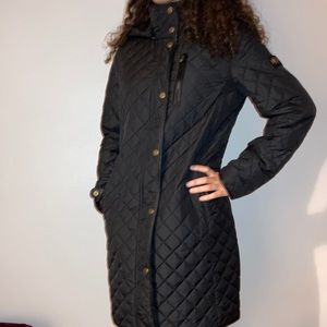 ⬆️ SOLD Polo Ralph Lauren Black Quilted  coat🧥 .